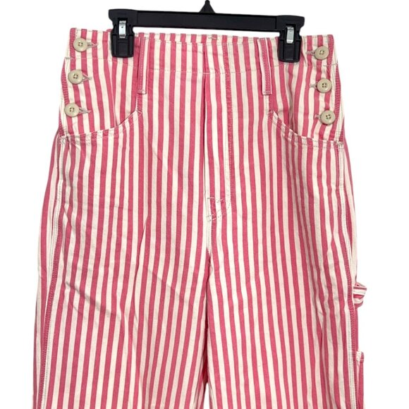 Mother Seafarer Hover Candy Striper Pink Pants Size 26 Pre-Lovedd - Picture 3 of 6